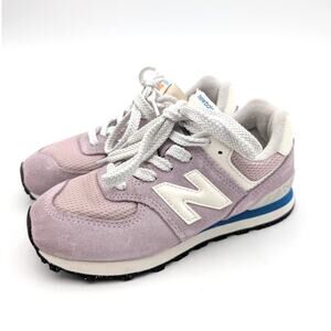 New Balance 574 Youth Girls Running Shoes Twilight Haze Sea Stone Size US12 EU30